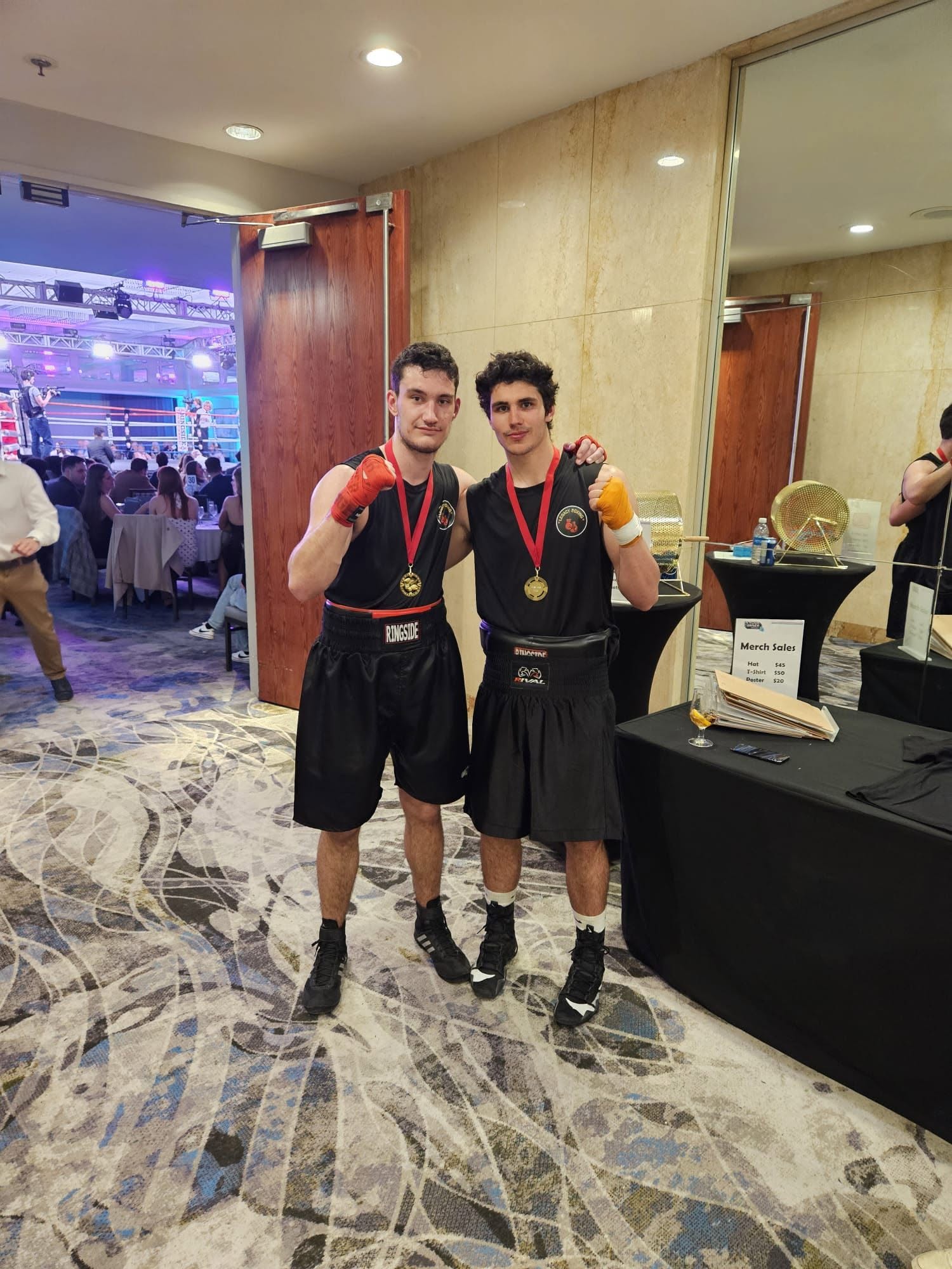 Legacy Boxing athletes with medals