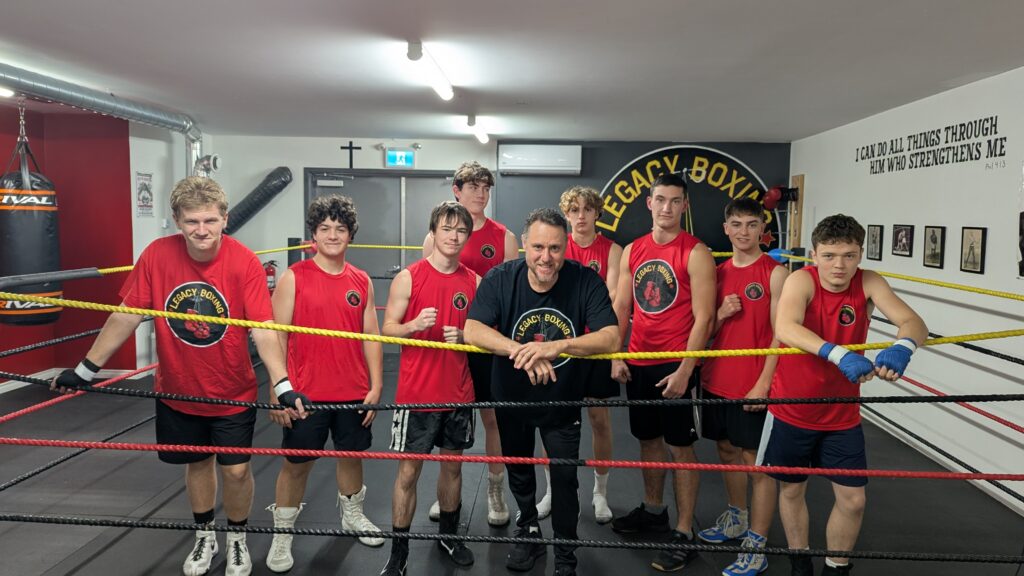 Legacy Boxing team in the ring